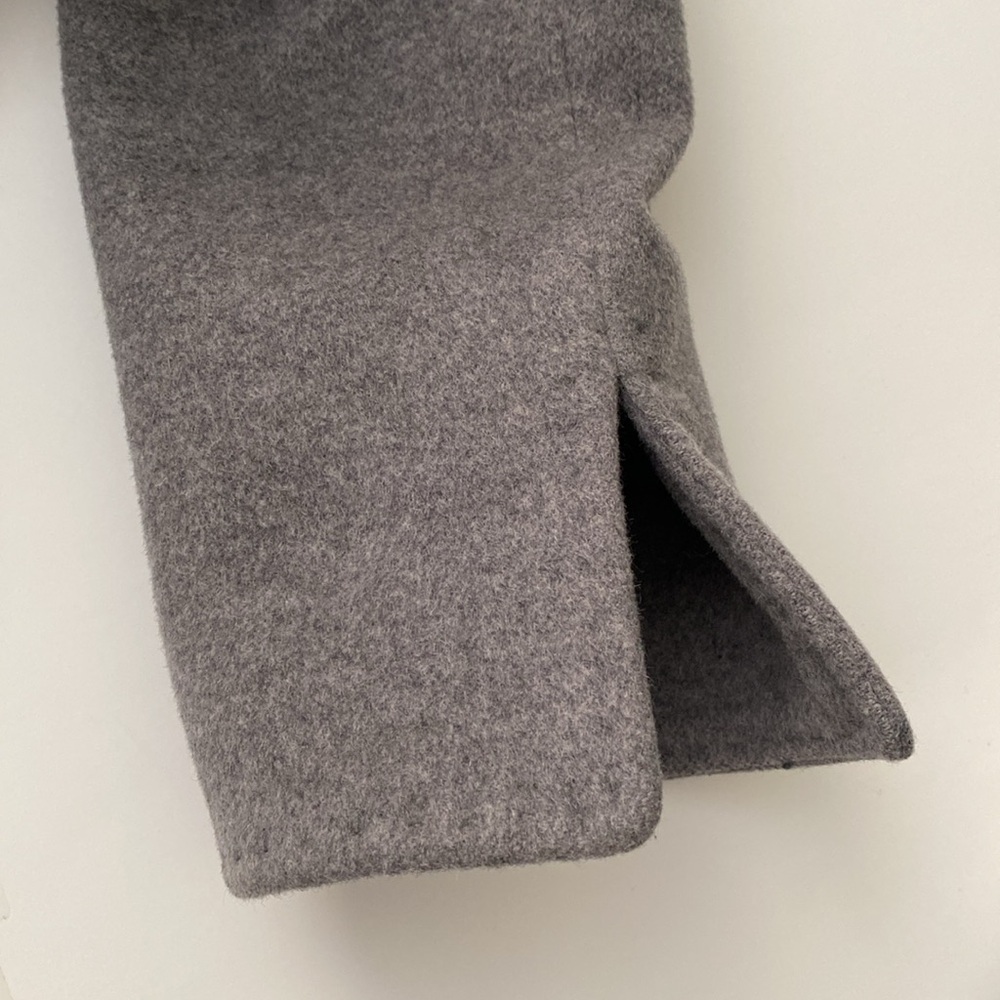 Cinzia Rocca Grey Wool Size 12 Coat - Picture 6 of 7